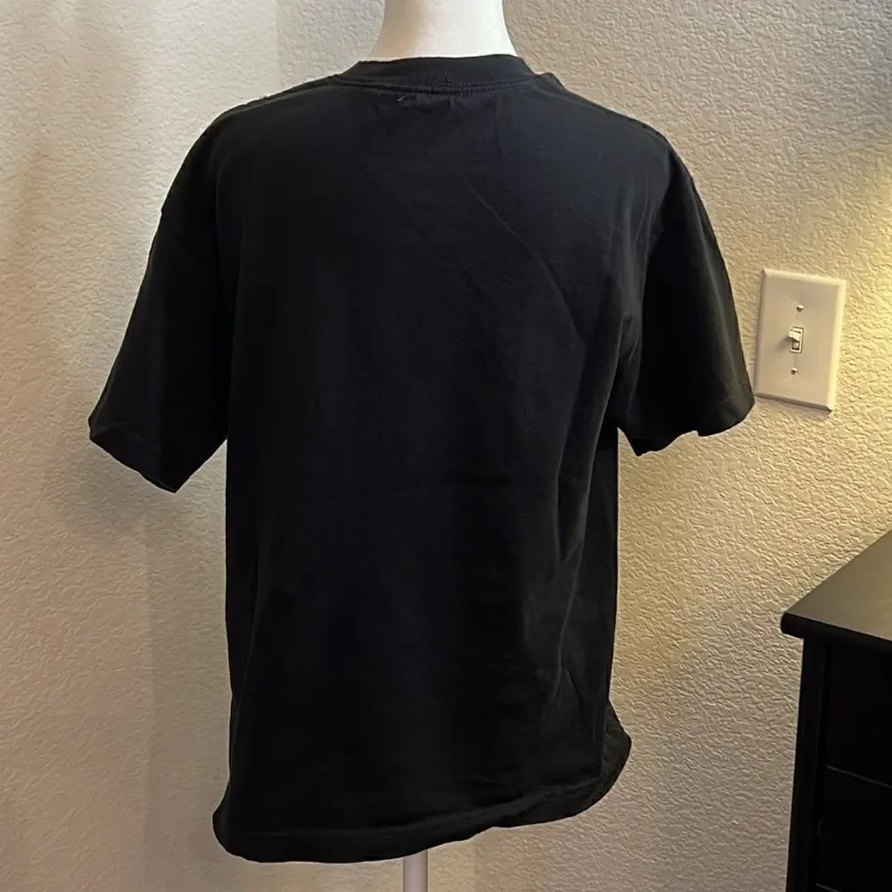 Alstyle Youth Mixed Media Skull Tee - Size XL
